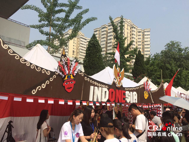 印度尼西亚展位 亮点是他们的食物