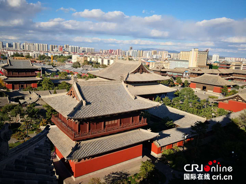 原創【CRI看山西-列表】【ChinaNews帶圖列表】【焦點圖】大同華嚴寺：感受其古老厚重的文化內涵