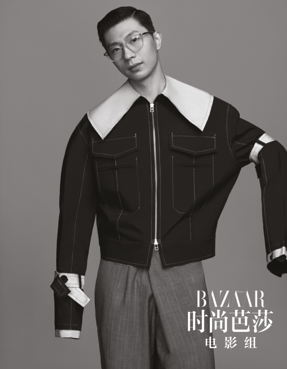 马龙拍黑白时尚大片 嘟嘴卖萌帅哭粉丝
