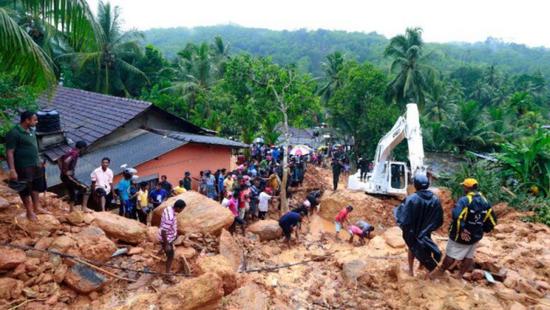 斯里兰卡暴雨泥石流已造成至少91人死亡 百余人失踪