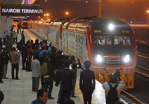 外媒关注“中国造”蒙内铁路通车：“一带一路”新成就