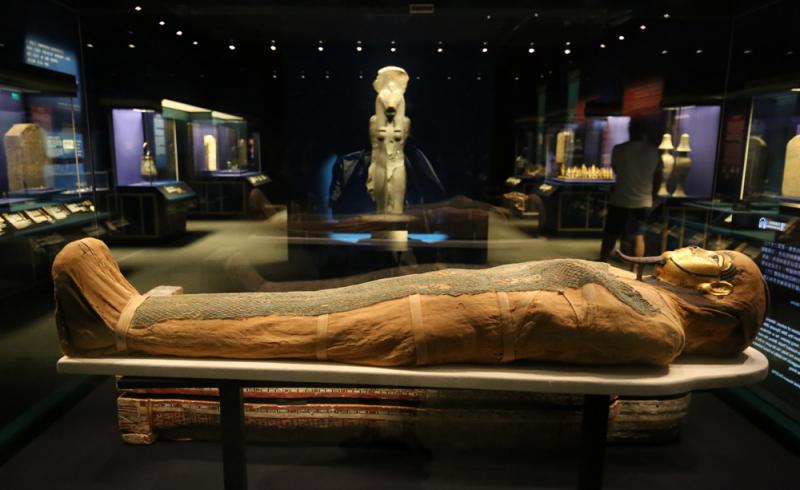 “永生传说——透视古埃及文明”展览2日在香港举行