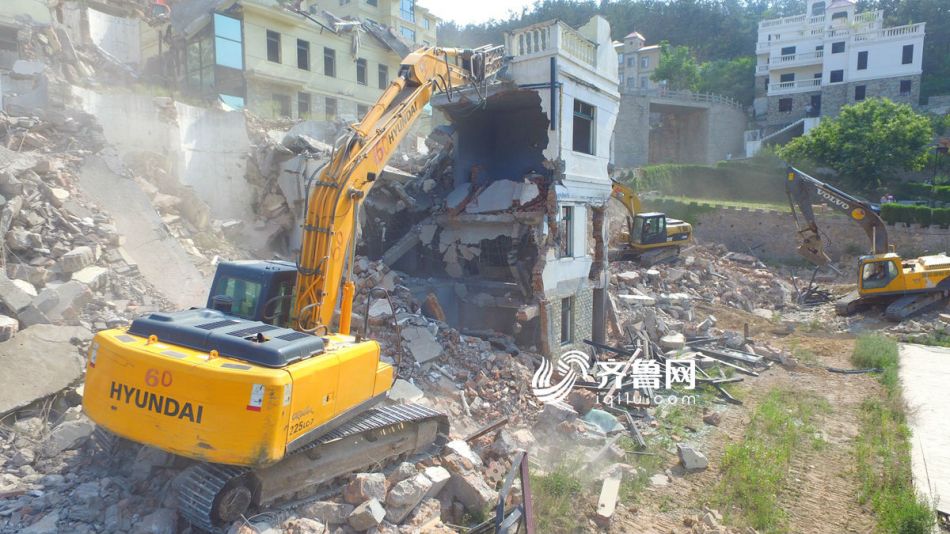 济南再拆18栋违建别墅面积近4万平米