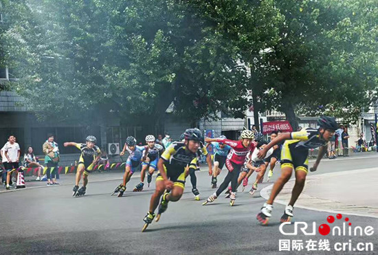 淄博市博山区成功举办速度轮滑邀请赛