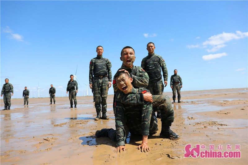 鲁北片区特勤排开展为期一周的极限训练