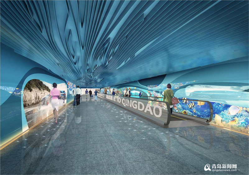 青岛新机场主体结构完工 航站楼进入精装修阶段