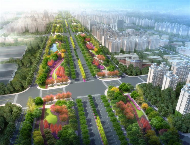 為迎接武漢軍運會 臨空港大道景觀綠化改造工程將於10月底啟動