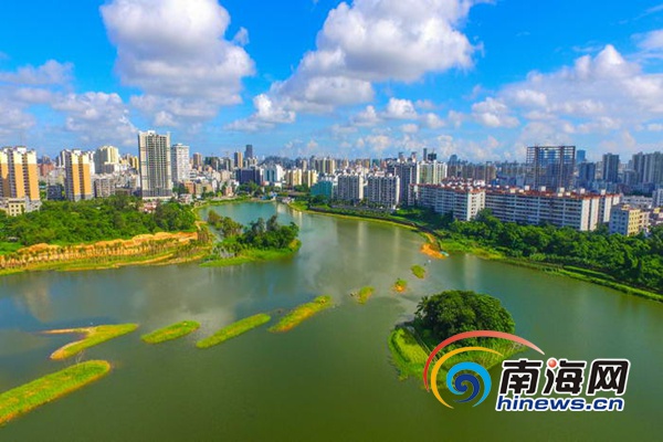 末尾有图【焦点图】海口凤翔公园美景如画 核心区建成对外开放