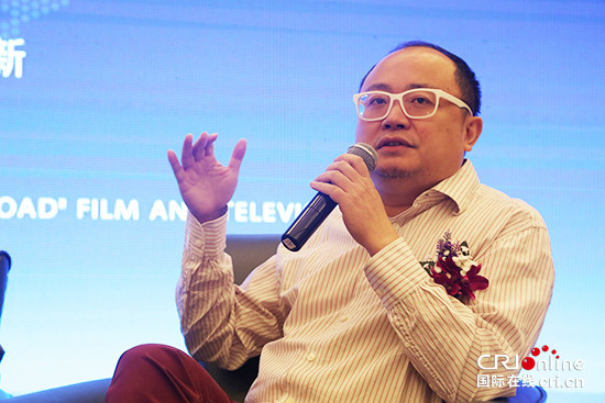 著名影视投资人,制作人,策划人谭飞(钱泓 摄)