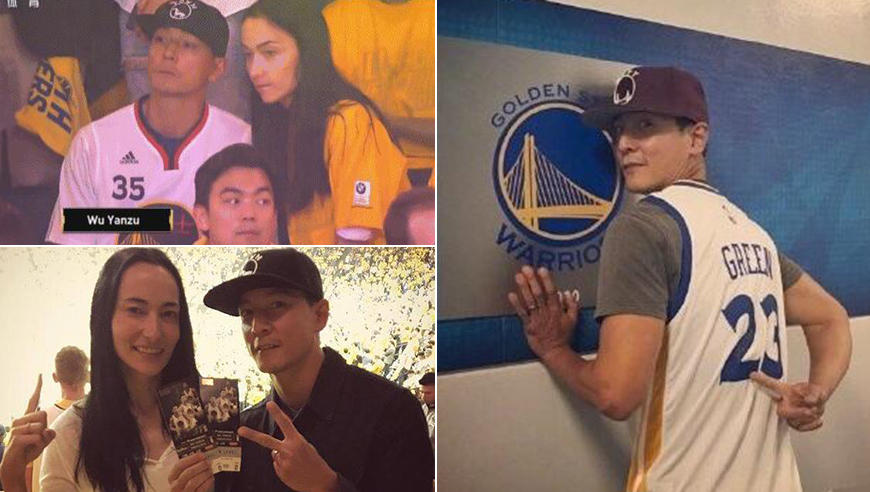 NBA總決賽活捉一隻吳彥祖！他竟是勇士球迷