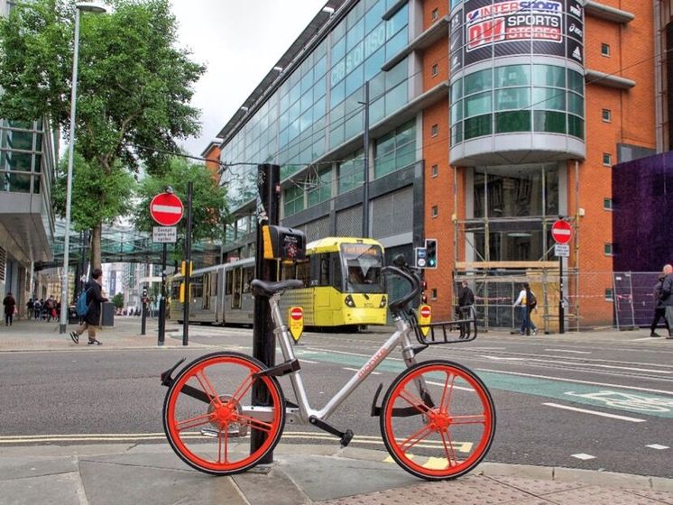 摩拜单车登陆英国曼彻斯特 中国创新获国际认可