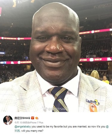 奥尼尔曾表白baby和宋茜 现在却是陈伟霆迷弟