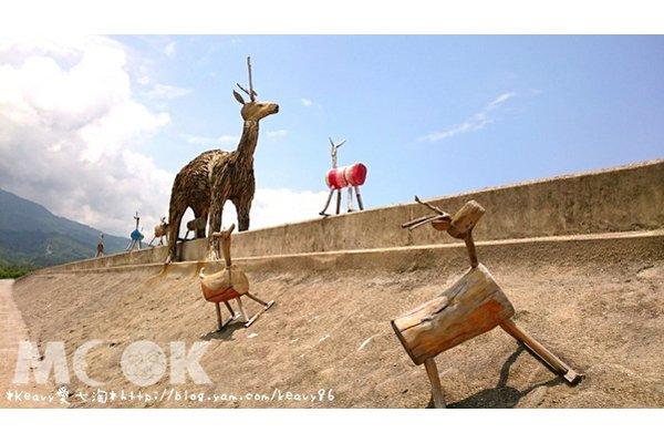台湾东海岸必拍装置艺术 几米遇上彩绘木头羊