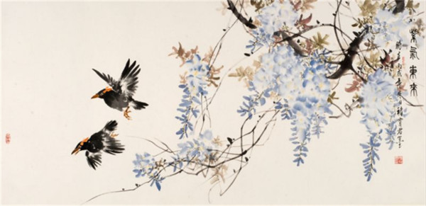 师从何延喆教授,刘新星先生,为国画大师陈少梅先生,刘奎龄先生再传