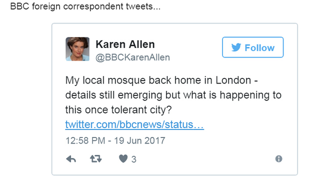 BBC外籍记者凯伦•艾伦（Karen Allen）发推特问：这个曾经宽容的城市到底怎么了？_fororder_{13878EB7-6DE4-4171-99E3-5AC50BE9FF97}