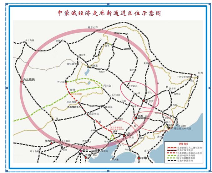 述說一帶一路中蒙俄經濟圈助力東北發展振興