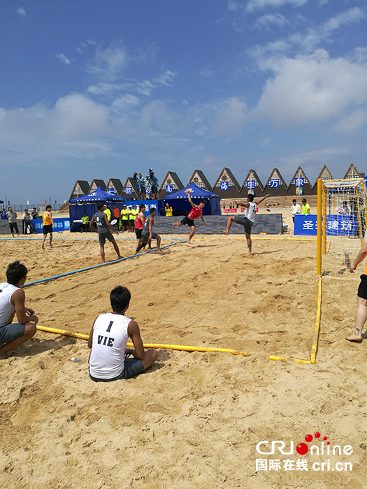 中国沙滩手球锦标赛正式开赛