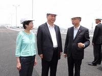 習近平考察香港重要基礎設施建設項目