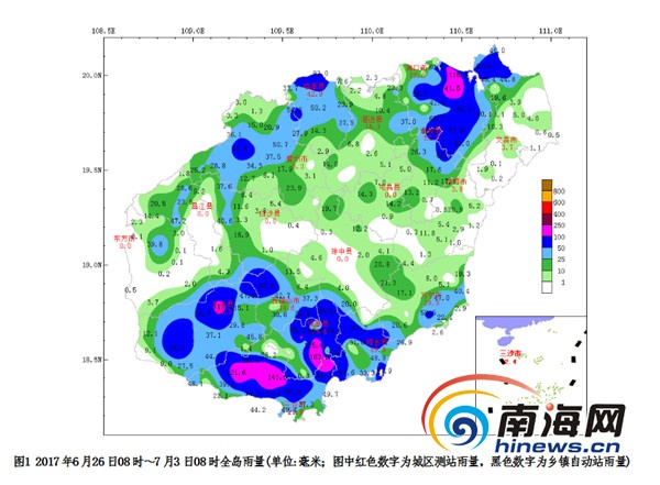 【头条】【即时快讯】海南今起开启降雨模式 5日至9日局部有暴雨
