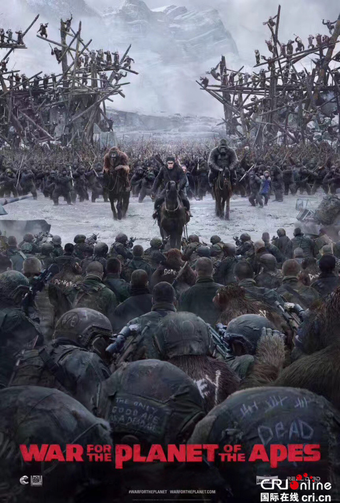 猩球崛起_fororder_《猩球崛起3》海報2