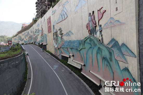 已过审【行游巴渝标题摘要】重庆巫山壁画长廊 将历史凝固在墙壁上