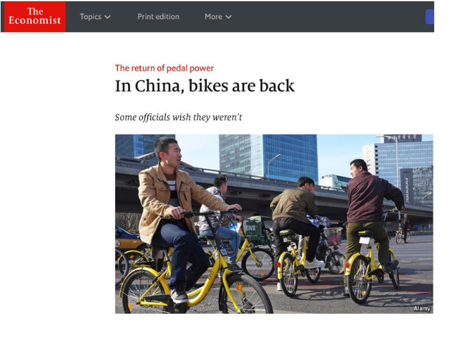 《经济学人》报道称，自行车在曾经的“自行车王国”又一次流行起来_fororder_1500274380790287