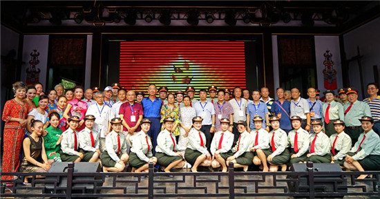 急稿【文化 标题摘要】四川陈毅研究会与成都红后艺术团庆八一