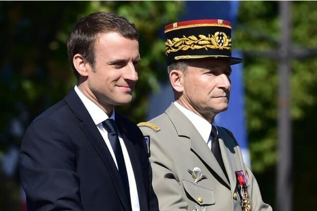 法国军方首长辞职 马克龙面临就任来首场危机