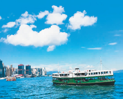 香港打造旅遊新景點 “懷舊小輪”維港啟航