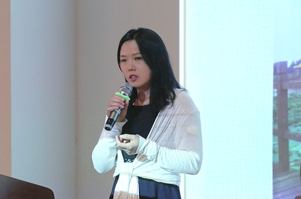 图片默认标题 图片默认标题_fororder_7月29日,《帧像·故事中国》医·talk系列沙龙在北京举行。图为唯爱哺育母乳支持中心月嫂卫仅妍现场演讲。中国网记者 高南 摄