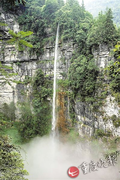 【区县联动】【丰都】丰都施家嵌天坑发现183米高飞瀑布